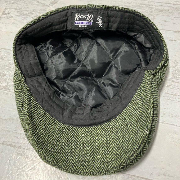 Chicago White Sox Newsboy Hat Green Herringbone Miller Lite Chi-Rish St Pats - Picture 6 of 6